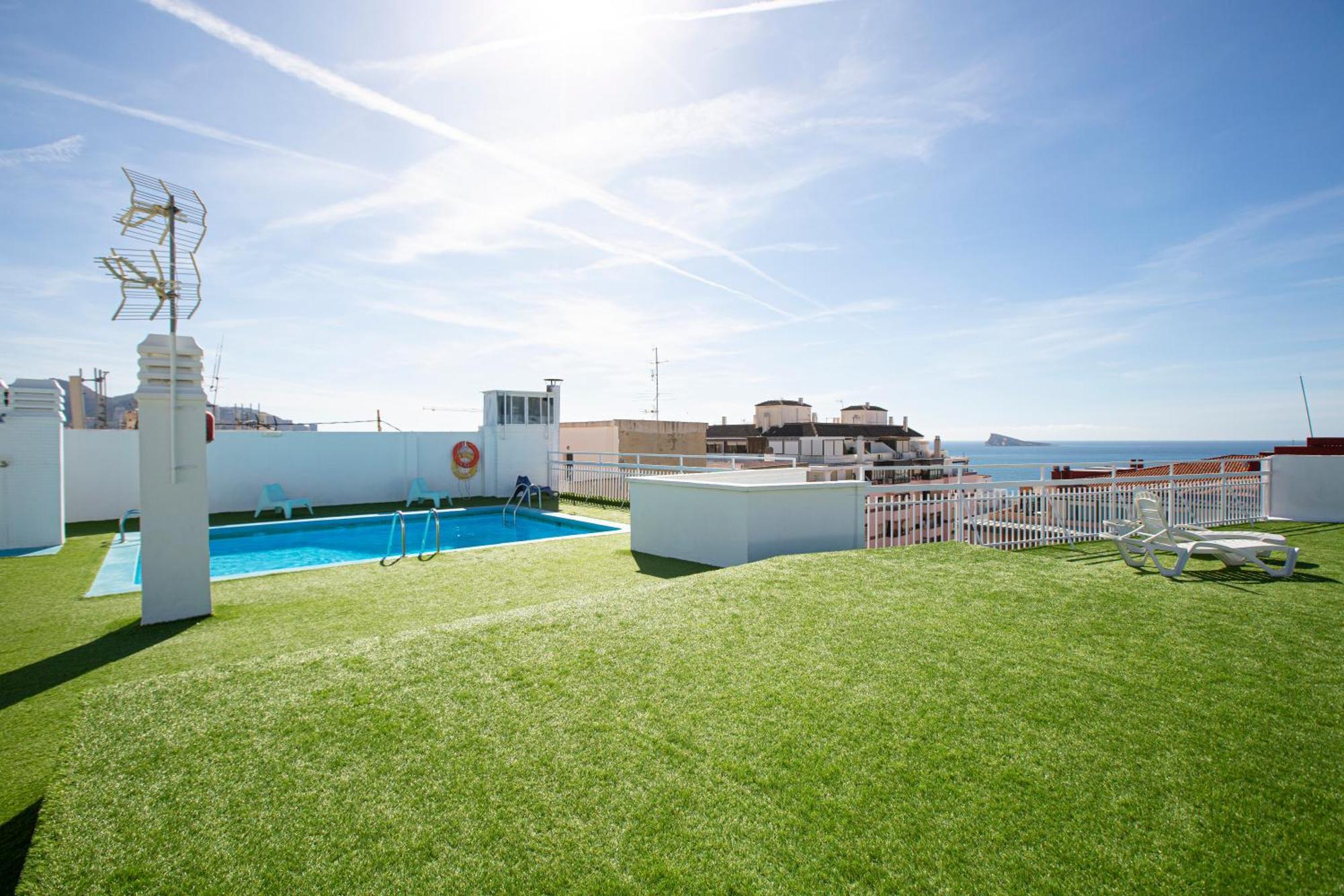 ホテル Fleming Playa Poniente ベニドルム エクステリア 写真